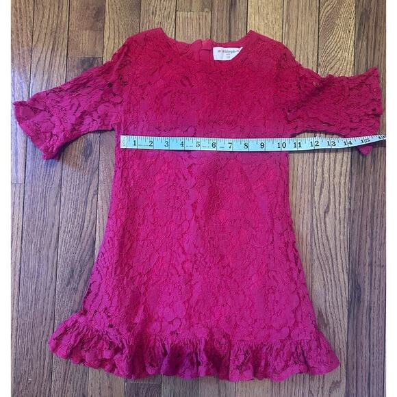 Mud Kingdom Girls Dress Red Lace dress size 5 *Brand size chart in photos - Picture 8 of 15